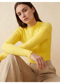 Sinsay - Prążkowany golf - żółty ze sklepu Sinsay w kategorii Swetry damskie - zdjęcie 188389518