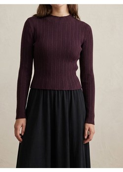Sinsay - Prążkowany golf - bordowy ze sklepu Sinsay w kategorii Swetry damskie - zdjęcie 188389519