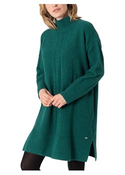 Timezone Sukienka dzianinowa w kolorze zielonym ze sklepu Limango Polska w kategorii Sukienki - zdjęcie 188389608