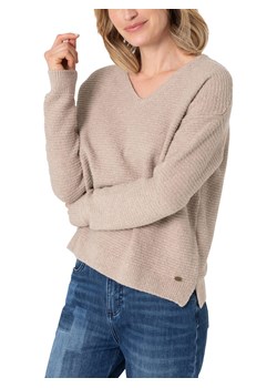 Timezone Sweter w kolorze beżowym ze sklepu Limango Polska w kategorii Swetry damskie - zdjęcie 188389896