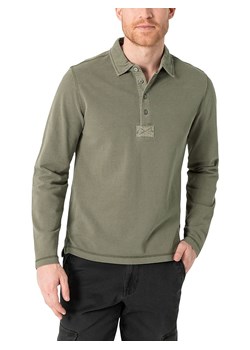 Timezone Koszulka polo w kolorze oliwkowym ze sklepu Limango Polska w kategorii T-shirty męskie - zdjęcie 188390038