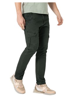 Timezone Bojówki "Niklas" - Regular fit - w kolorze zielonym ze sklepu Limango Polska w kategorii Spodnie męskie - zdjęcie 188390178