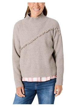 Timezone Sweter w kolorze beżowym ze sklepu Limango Polska w kategorii Swetry damskie - zdjęcie 188390918