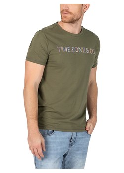 Timezone Koszulka w kolorze khaki ze sklepu Limango Polska w kategorii T-shirty męskie - zdjęcie 188391179