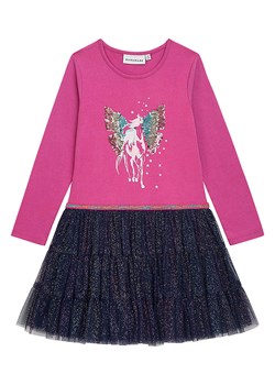 Danamade Sukienka "Lina" w kolorze różowo-granatowym ze sklepu Limango Polska w kategorii Sukienki dziewczęce - zdjęcie 188391376