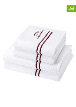 Egeria Ręczniki (2 szt.) "Miss Germany" w kolorze biało-czerwonym do rąk ze sklepu Limango Polska w kategorii Ręczniki - zdjęcie 188391555