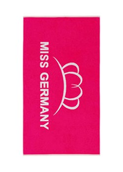 Egeria Ręcznik plażowy "Miss Germany" w kolorze różowo-białym ze sklepu Limango Polska w kategorii Ręczniki - zdjęcie 188391566