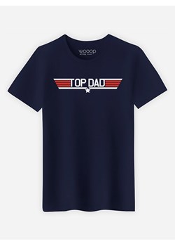 WOOOP Koszulka "Top Dad" w kolorze granatowym ze sklepu Limango Polska w kategorii T-shirty męskie - zdjęcie 188391649