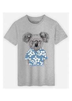 WOOOP Koszulka "Koala Blue" w kolorze szarym ze sklepu Limango Polska w kategorii T-shirty męskie - zdjęcie 188391655