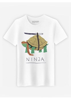 WOOOP Koszulka "Ninja Turtle" w kolorze białym ze sklepu Limango Polska w kategorii T-shirty męskie - zdjęcie 188391679