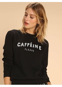 WOOOP Bluza "Caffeine Please" w kolorze czarnym ze sklepu Limango Polska w kategorii Bluzy damskie - zdjęcie 188391697