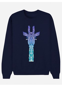 WOOOP Bluza "Giraffe Mint" w kolorze granatowym ze sklepu Limango Polska w kategorii Bluzy damskie - zdjęcie 188391699
