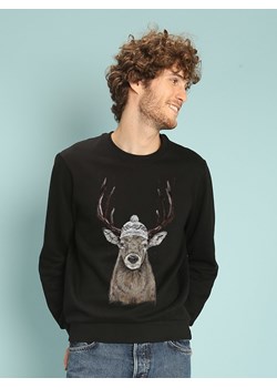 WOOOP Bluza "Outside" w kolorze czarnym ze sklepu Limango Polska w kategorii Bluzy damskie - zdjęcie 188391707