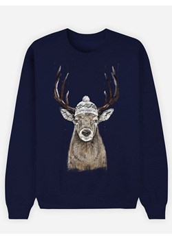 WOOOP Bluza "Outside" w kolorze granatowym ze sklepu Limango Polska w kategorii Bluzy damskie - zdjęcie 188391709