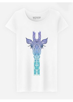 WOOOP Koszulka "Giraffe Mint" w kolorze białym ze sklepu Limango Polska w kategorii Bluzki damskie - zdjęcie 188391745