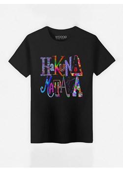 WOOOP Koszulka "Hakuna Matata" w kolorze czarnym ze sklepu Limango Polska w kategorii T-shirty męskie - zdjęcie 188391748