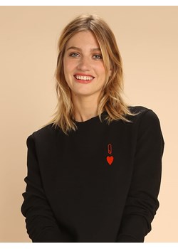 WOOOP Bluza "Queen" w kolorze czarnym ze sklepu Limango Polska w kategorii Bluzy damskie - zdjęcie 188391808