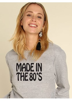 WOOOP Bluza "Made In The 80s" w kolorze szarym ze sklepu Limango Polska w kategorii Bluzy damskie - zdjęcie 188391818