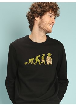 WOOOP Bluza "Yodalution" w kolorze czarnym ze sklepu Limango Polska w kategorii Bluzy męskie - zdjęcie 188391825