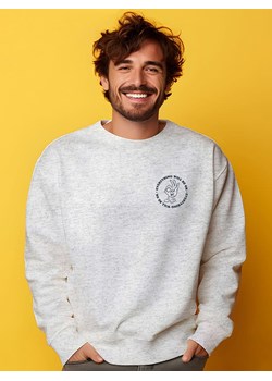 WOOOP Bluza "Everything will be ok" w kolorze szarym ze sklepu Limango Polska w kategorii Bluzy męskie - zdjęcie 188391896