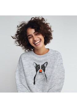 WOOOP Bluza "I´m not your clown" w kolorze szarym ze sklepu Limango Polska w kategorii Bluzy damskie - zdjęcie 188391968