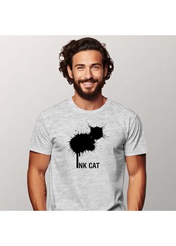 WOOOP Koszulka "Ink cat" w kolorze szarym ze sklepu Limango Polska w kategorii T-shirty męskie - zdjęcie 188391987