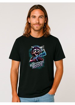 WOOOP Koszulka "Raccoon Rocks" w kolorze czarnym ze sklepu Limango Polska w kategorii T-shirty męskie - zdjęcie 188392018