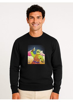 WOOOP Bluza "Reptilian Warrior" w kolorze czarnym ze sklepu Limango Polska w kategorii Bluzy męskie - zdjęcie 188392039