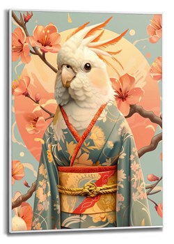 Orangewallz Druk artystyczny "Japandi Parakee" w ramce ze sklepu Limango Polska w kategorii Obrazy - zdjęcie 188393657