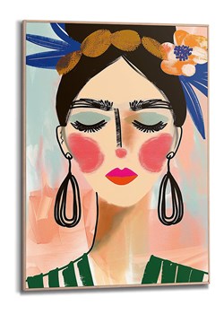 Orangewallz Druk artystyczny "Blushed Face" w ramce ze sklepu Limango Polska w kategorii Obrazy - zdjęcie 188394017