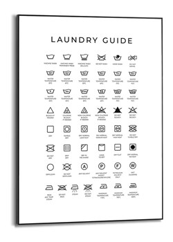Orangewallz Druk artystyczny "Laundry Guide" w ramce ze sklepu Limango Polska w kategorii Obrazy - zdjęcie 188394037