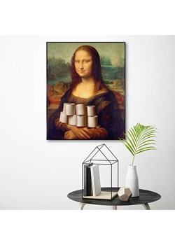 Orangewallz Druk artystyczny "Toilet Mona Lisa" w ramce ze sklepu Limango Polska w kategorii Obrazy - zdjęcie 188394276