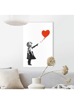 Orangewallz Druk artystyczny "Girl With Red Balloon" ze sklepu Limango Polska w kategorii Obrazy - zdjęcie 188394345