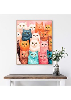 Orangewallz Druk artystyczny "Cat Audience" w ramce ze sklepu Limango Polska w kategorii Obrazy - zdjęcie 188394625