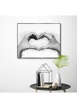 Orangewallz Druk artystyczny "Heart Love" w ramce ze sklepu Limango Polska w kategorii Obrazy - zdjęcie 188395045