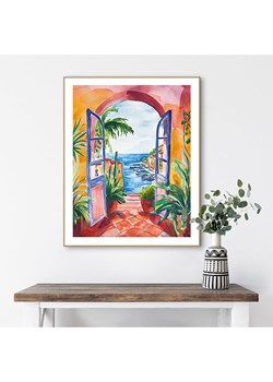 Orangewallz Druk artystyczny "Vacation View" w ramce ze sklepu Limango Polska w kategorii Obrazy - zdjęcie 188395105