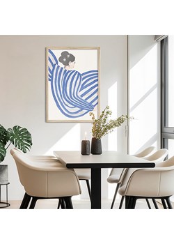 Orangewallz Druk artystyczny "Striped Lady" w ramce ze sklepu Limango Polska w kategorii Obrazy - zdjęcie 188395215