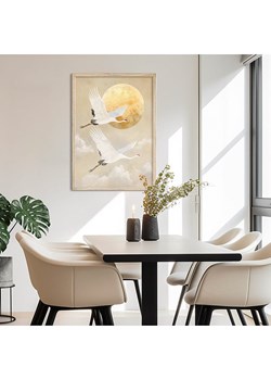 Orangewallz Druk artystyczny "Evening Bird Flight" w ramce ze sklepu Limango Polska w kategorii Obrazy - zdjęcie 188395295