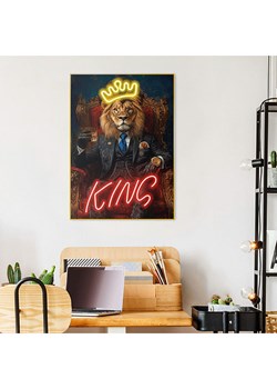 Orangewallz Druk artystyczny "King Energy" w ramce ze sklepu Limango Polska w kategorii Obrazy - zdjęcie 188395495