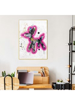 Orangewallz Druk artystyczny "Streetart Dog" w ramce ze sklepu Limango Polska w kategorii Obrazy - zdjęcie 188395505