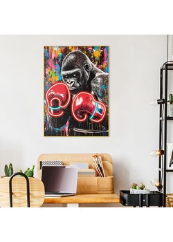Orangewallz Druk artystyczny "Gorilla Power" w ramce ze sklepu Limango Polska w kategorii Obrazy - zdjęcie 188395525