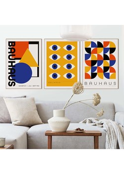 Orangewallz Druki artystyczne (3 szt.) "Bauhaus Originals" w ramce ze sklepu Limango Polska w kategorii Obrazy - zdjęcie 188396355