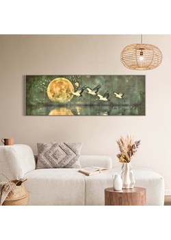 Orangewallz Druk "Cranes in the Evening" na płótnie w ramce ze sklepu Limango Polska w kategorii Obrazy - zdjęcie 188396435