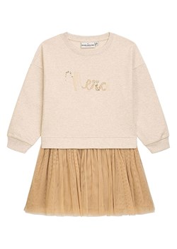 Danamade Sukienka "Cosima" w kolorze złoto-beżowym ze sklepu Limango Polska w kategorii Sukienki dziewczęce - zdjęcie 188396588