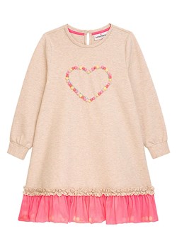 Danamade Sukienka "Lexy" w kolorze beżowo-różowym ze sklepu Limango Polska w kategorii Sukienki dziewczęce - zdjęcie 188396605
