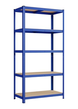 Songmics Regał stojący w kolorze niebiesko-kremowym - 100 x 200 x 50 cm ze sklepu Limango Polska w kategorii Regały i witryny - zdjęcie 188396805