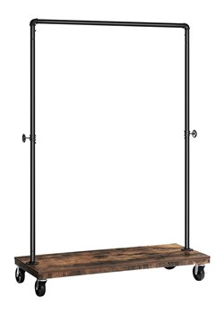 Songmics Garderoba stojąca w kolorze czarno-brązowym - 104,5 x 162 x 40 cm ze sklepu Limango Polska w kategorii Szafy - zdjęcie 188396847