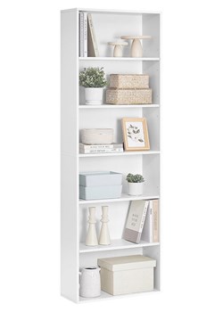 Songmics Regał w kolorze białym na książki - 60 x 178,5 x 24 cm ze sklepu Limango Polska w kategorii Regały i witryny - zdjęcie 188396958