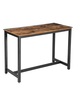 Songmics Stolik barowy w kolorze brązowym - 120 x 90 x 60 cm ze sklepu Limango Polska w kategorii Stoliki kawowe - zdjęcie 188397009