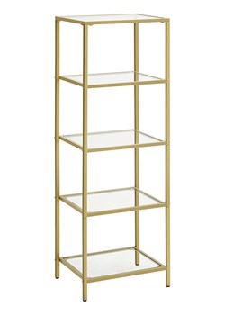 Songmics Regał stojący w kolorze złotym - 40 x 124,5 x 30 cm ze sklepu Limango Polska w kategorii Regały i witryny - zdjęcie 188397115